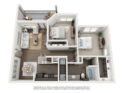 Volar Apartments Heron Floor Plan